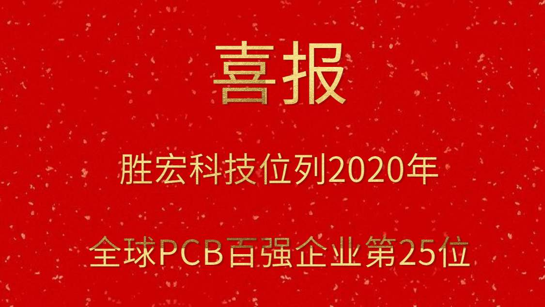 开元体育科技位列2020年全球PCB百强企业第25位